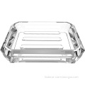 cheap glass soap dish with fashion design